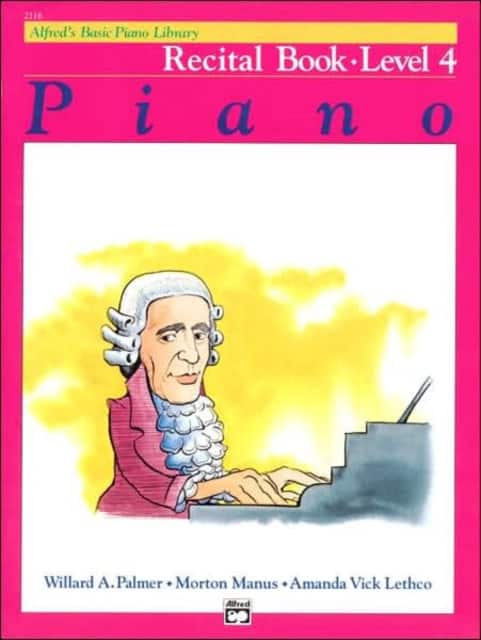 Alfred'S Basic Piano Library Recital 4 av Willard A Palmer