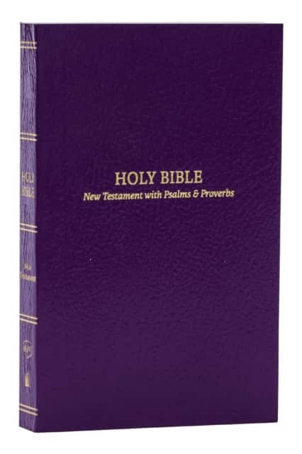 KJV Holy Bible: Pocket New Testament with Psalms and Proverbs, Purple Softcover, Red Letter, Comfort Print: King James Version av Thomas Nelson