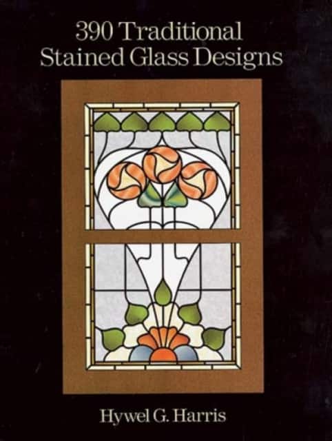390 Traditional Stained Glass Designs av Hwyel G. Harris