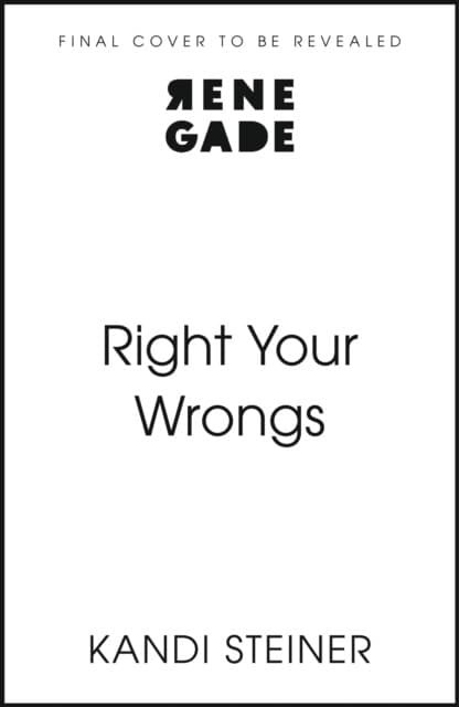 Right Your Wrongs