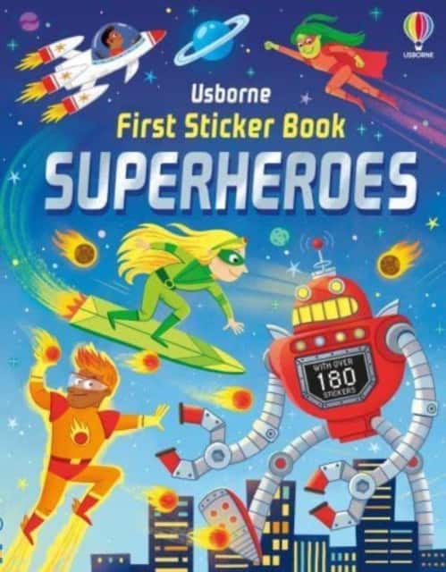 First Sticker Book Superheroes av Kate Nolan