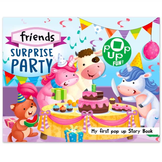 Pop Up Fun! My First Pop Up Story Book: Animal Friends Surprise Party- Pop Up Stories For Kids av Mamta Garg
