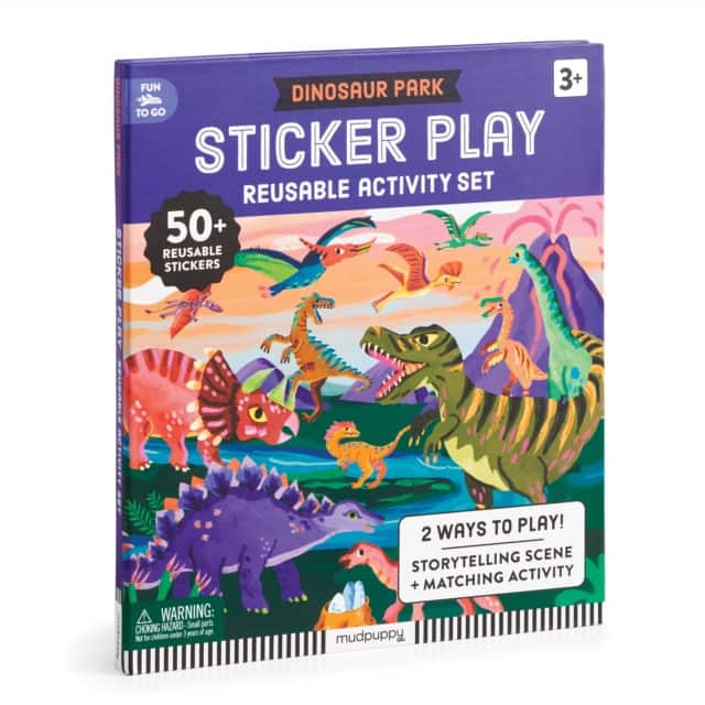 Dinosaur Park Sticker Play Reusable Activity Set av Mudpuppy