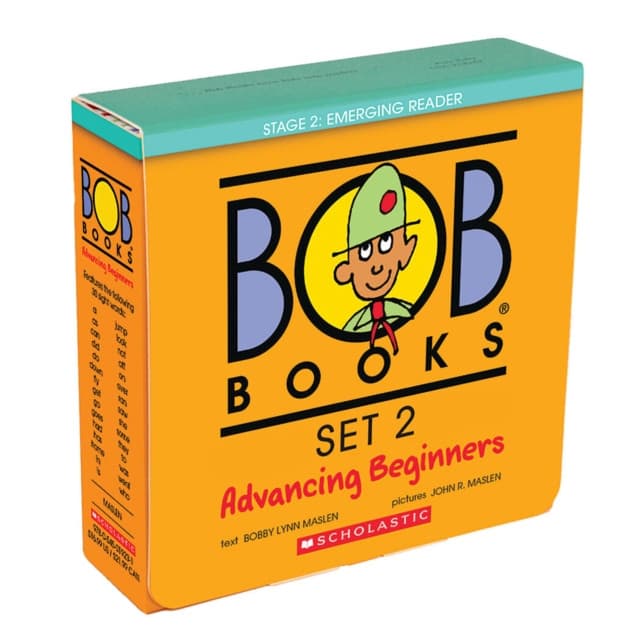Bob Books - Advancing Beginners Box Set of 12 Paperbacks | Decodable Phonics Books, Ages 4 and up, Kindergarten (Stage 2: Emerging Reader)