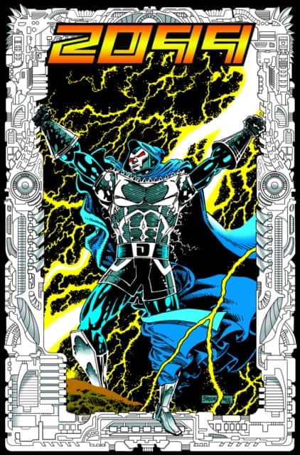 Fantastic Four/Doom 2099 Omnibus Pat Broderick Cover av John Francis Moore