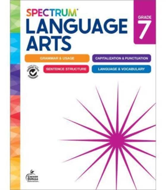 Spectrum Language Arts Workbook Grade 7