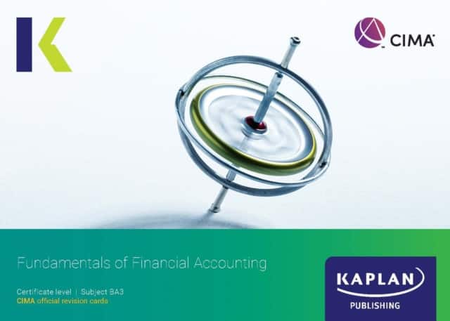 BA3 FUNDAMENTALS OF FINANCIAL ACCOUNTING - REVISION CARDS av Kaplan