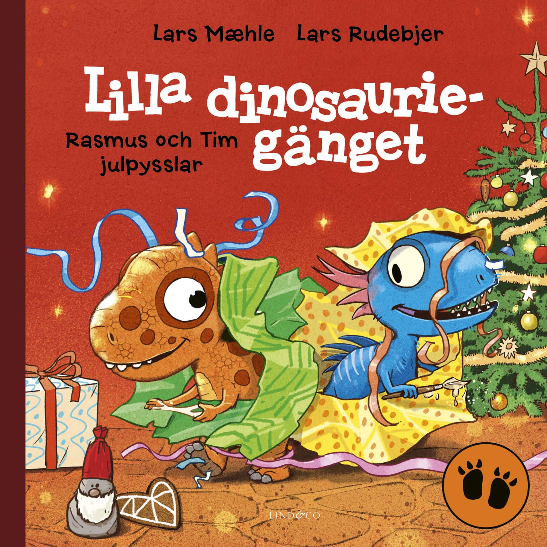 Lilla dinosauriegänget: Rasmus och Tim julpysslar av Lars Mæhle