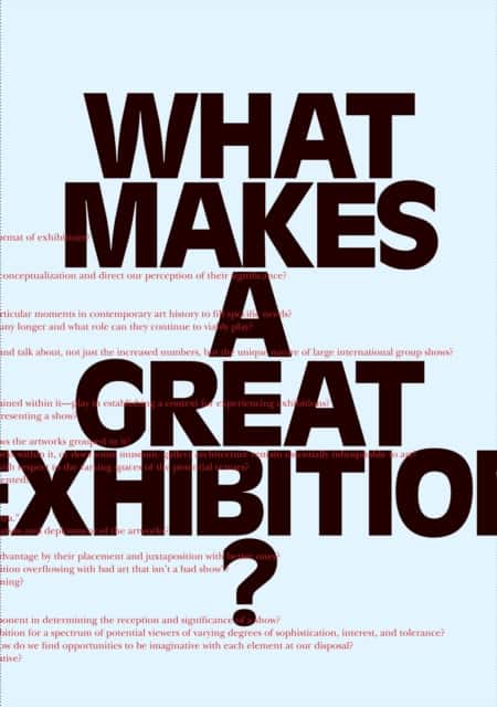 What Makes a Great Exhibition? av Paula Marincola