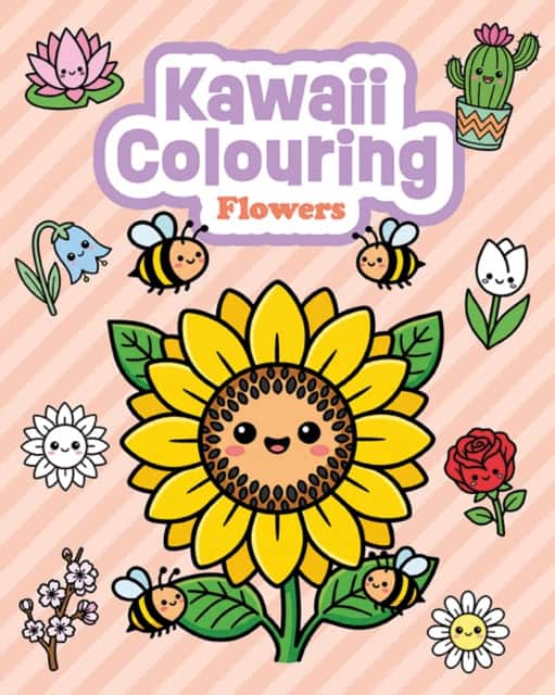 Kawaii Colouring: Flowers av GMC Publications