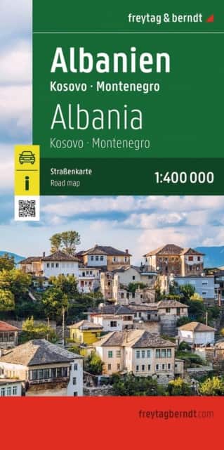 Albania - Kosovo, Montenegro Road and Leisure Map av freytag & berndt