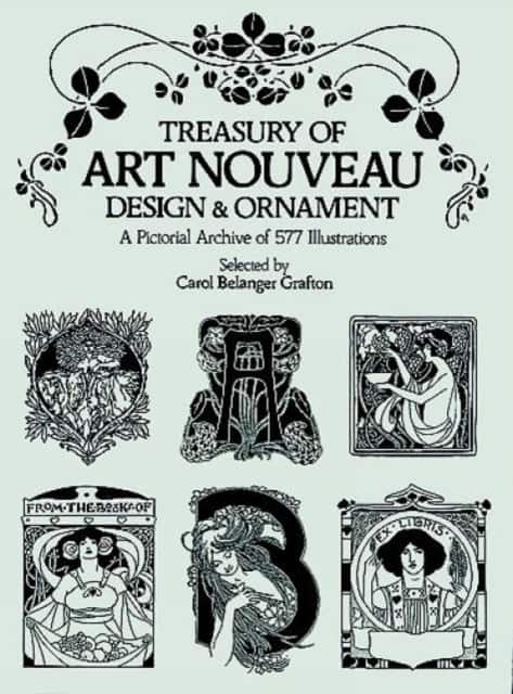 Treasury of Art Nouveau Design & Ornament av Carol Grafton