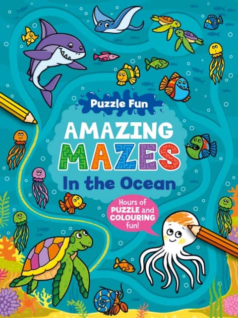 Puzzle Fun Amazing Mazes: In the Ocean av Angela Hewitt