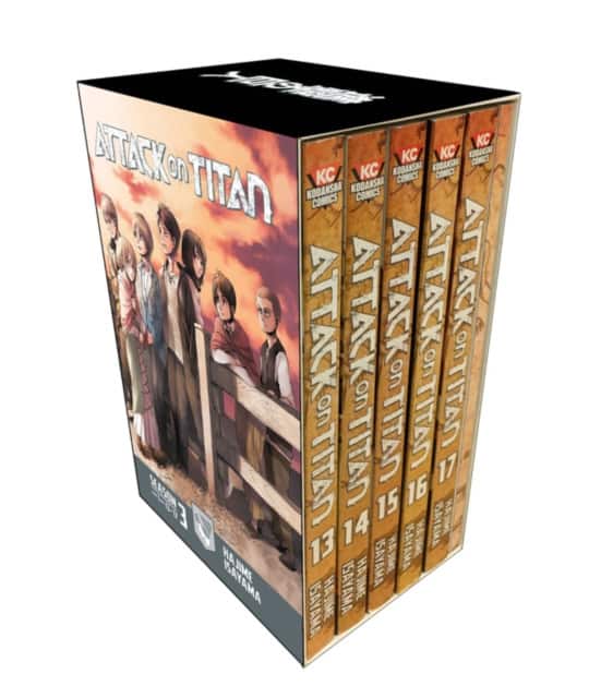 Attack on Titan Season 3 Part 1 Manga Box Set av Hajime Isayama