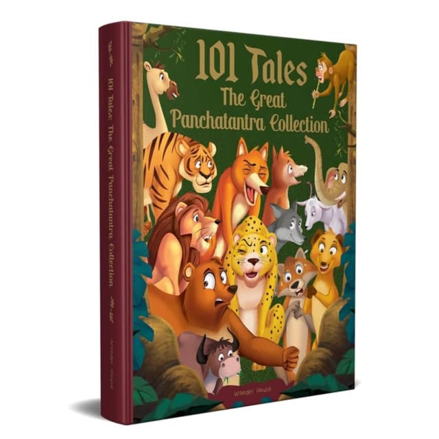 101 Tales The Great Panchatantra Collection - Collection of Witty Moral Stories For Kids For Personality Development (Hardback)