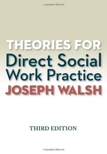 Theories for Direct Social Work Practice (Book Only)