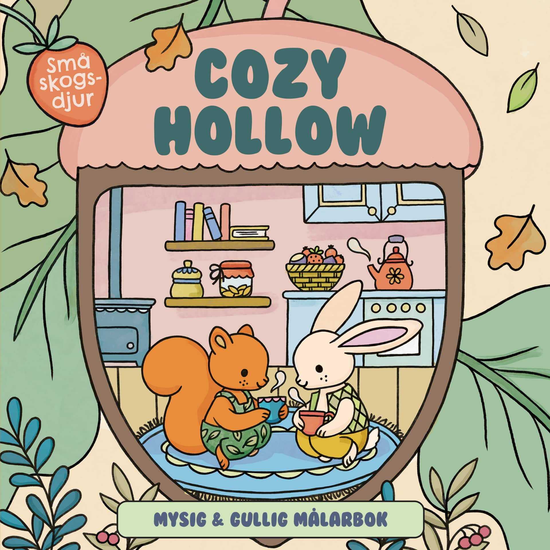 Cozy Hollow : Mysig och gullig Cozy Coloring målarbok från Nina Stajner av Nina Stajner