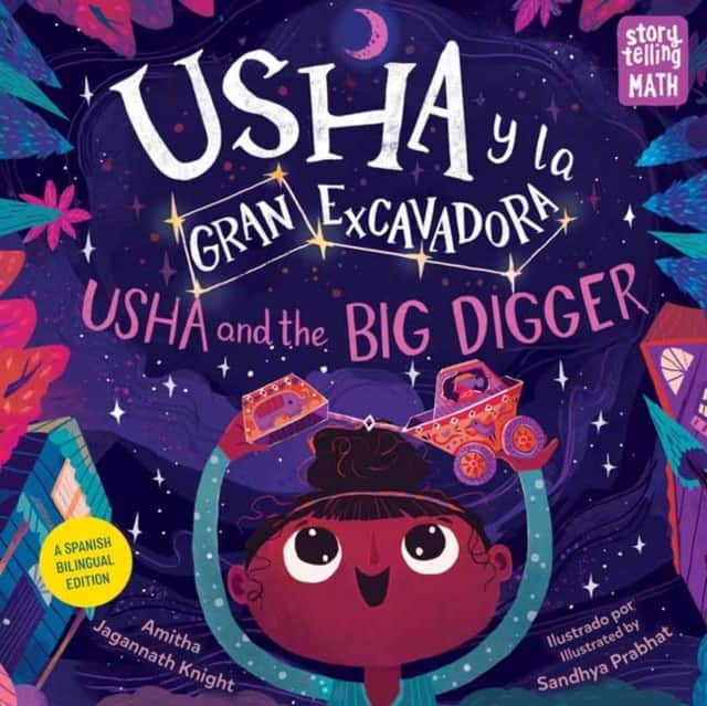 Usha y la Gran Excavadora / Usha and the Big Digger (Spanish Bilingual Edition) av Amitha Jagannath Knight
