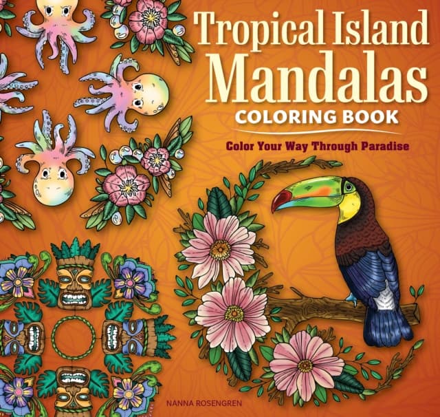 Tropical Island Mandalas Coloring Book