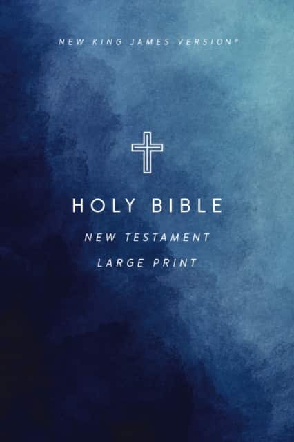 NKJV Large Print Outreach New Testament Bible, Cross Softcover, Comfort Print av Thomas Nelson