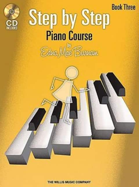 Step by Step Piano Course - Book 3 with CD av EDNA-MAE BURNAM