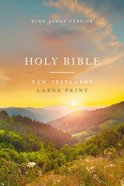 KJV Large Print Outreach New Testament Bible, Scenic Softcover, Comfort Print av Thomas Nelson