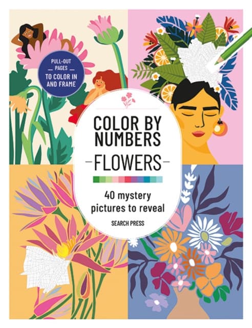 Color by Numbers Flowers and Bouquets