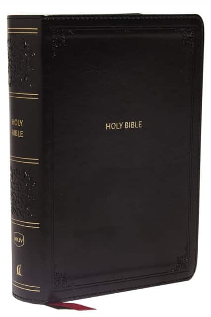 NKJV, End-of-Verse Reference Bible, Compact, Leathersoft, Black, Red Letter, Comfort Print av Thomas Nelson