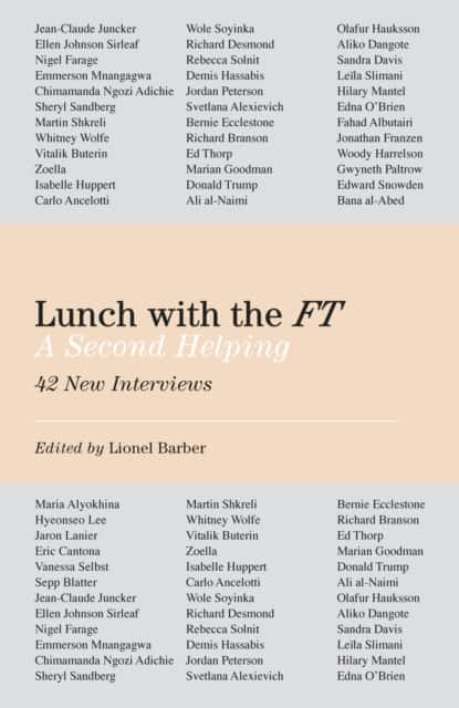 Lunch with the FT av Lionel Barber