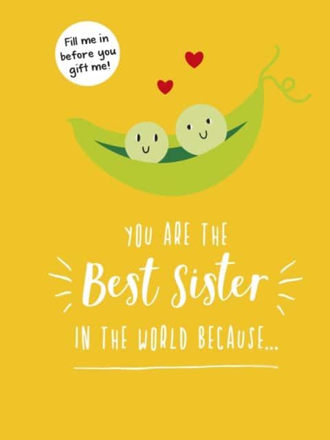 You Are the Best Sister in the World Because... av Summersdale Publishers