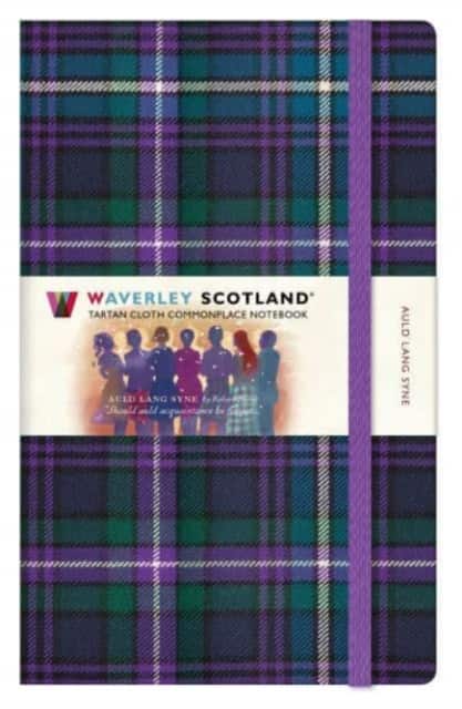 Waverley Scotland Tartan Notebook: Auld Lang Syne Tartan Large Notebook 21cm x 13cm av Waverley Scotland