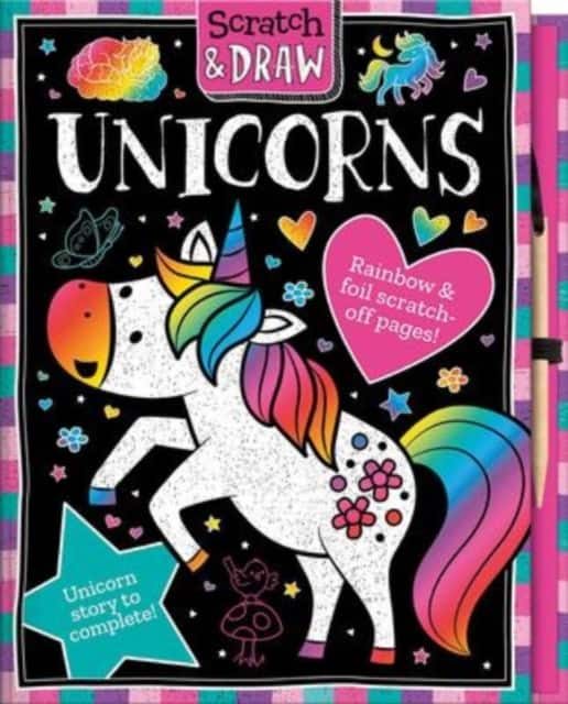 Scratch and Draw Unicorns av Lisa Regan