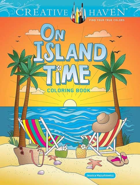 Creative Haven on Island Time Coloring Book av Jessica Mazurkiewicz