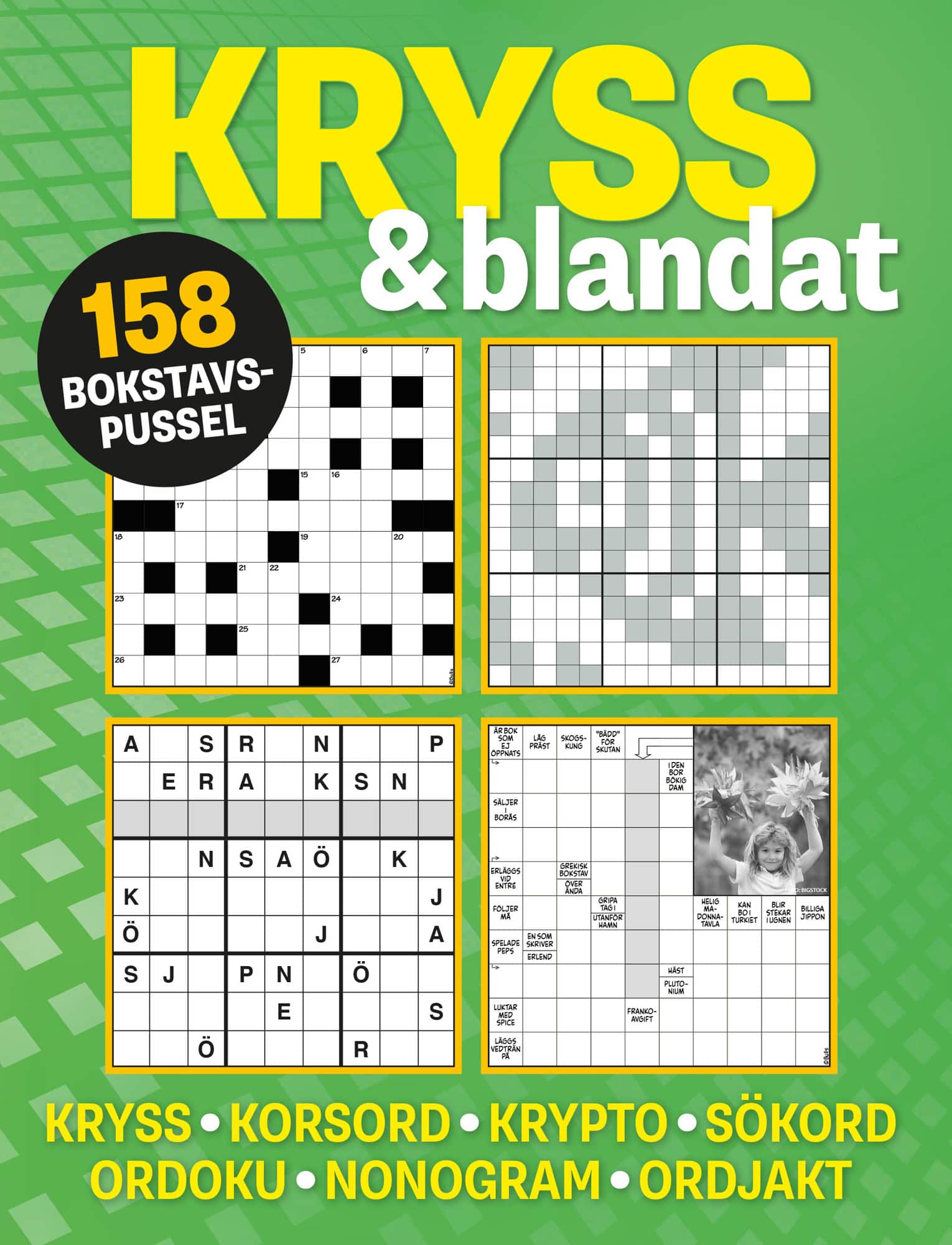 Kryss & blandat (grön) av Mikael Tegebjer