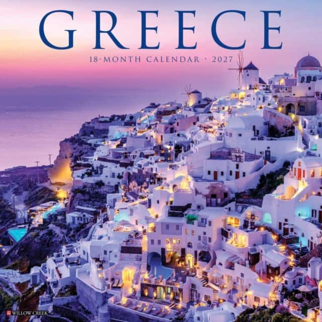 Greece 2027 Wall av Willow Creek Press
