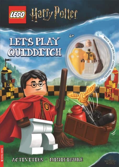 LEGO® Harry Potter™: Let's Play Quidditch Activity Book (with Cedric Diggory minifigure) av Buster Books