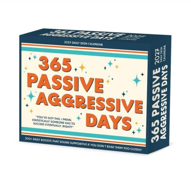 365 Passive Aggressive Days 2027 Box av Willow Creek Press