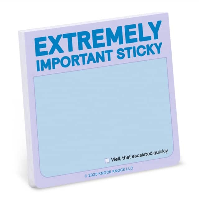 Extremely Important Sticky Note av Knock Knock