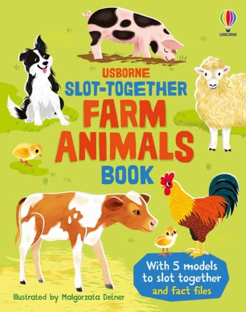 Slot-together Farm Animals Book av Abigail Wheatley