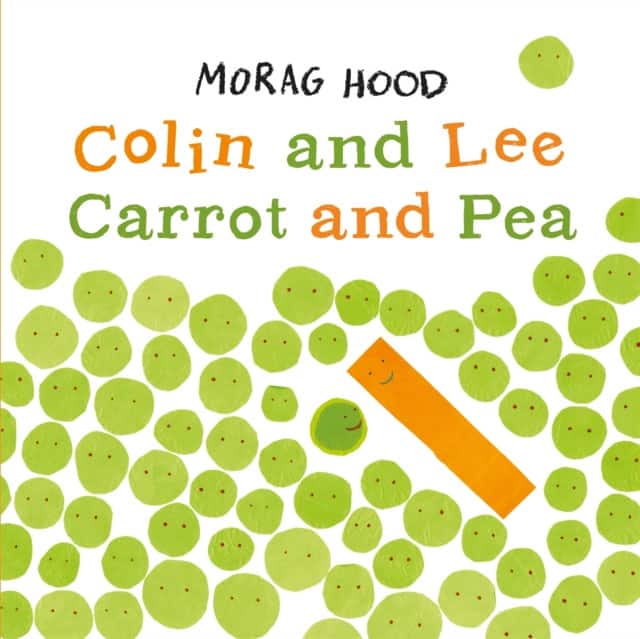 Colin and Lee, Carrot and Pea av Morag Hood