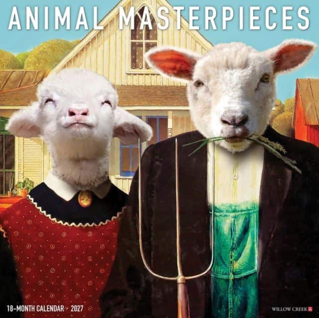 Animal Masterpieces 2027 Wall av Willow Creek Press