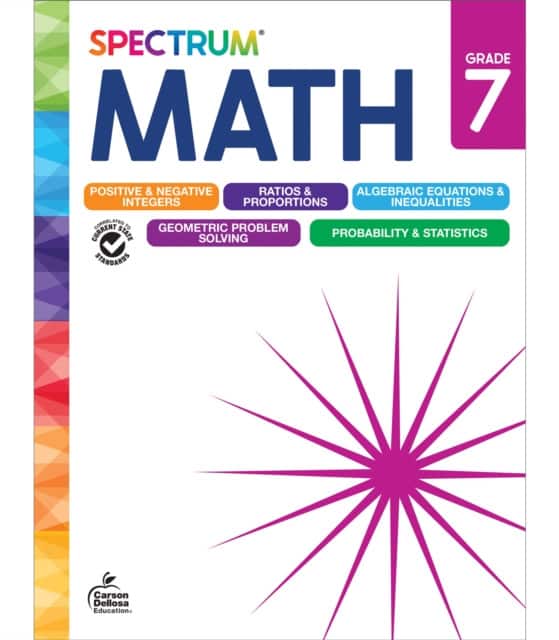 Spectrum Math Workbook Grade 7 av Spectrum