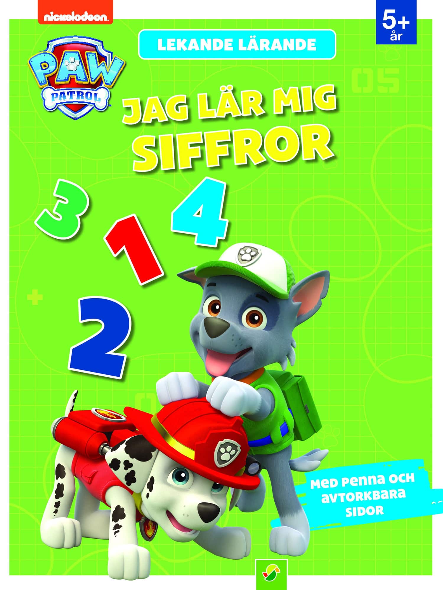 Paw Patrol : Jag lär mig siffror, med penna och avtorkbara sidor av Öyvind Vågen
