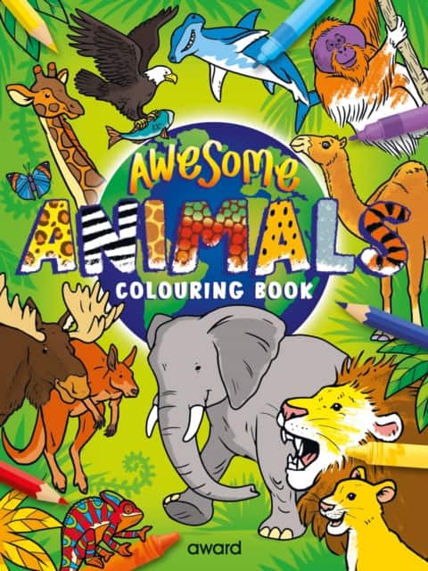 Awesome Animals Colouring Book av Angela Hewitt