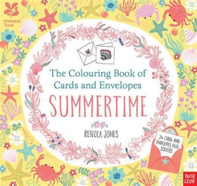 National Trust: The Colouring Book of Cards and Envelopes - Summertime av Rebecca Jones