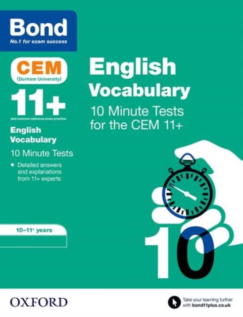 Bond 11+ CEM Vocabulary 10 Minute Tests: Ready for the 2026 Cambridge Select Insight exam av Christine Jenkins