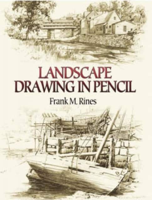 Landscape Drawing in Pencil av Frank M. Rines