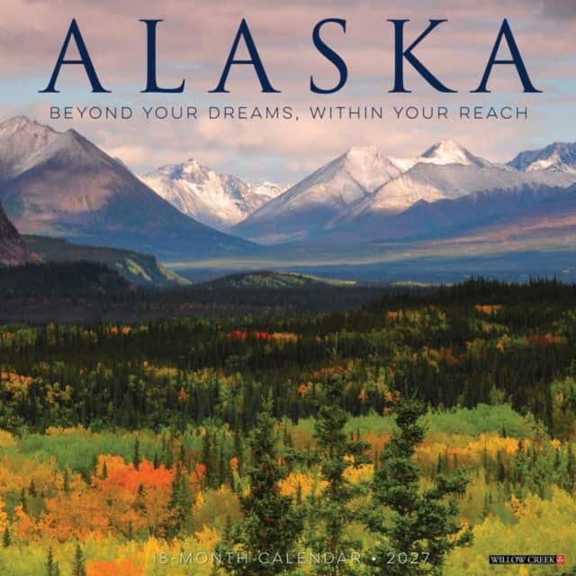 Alaska 2027 Wall av Willow Creek Press