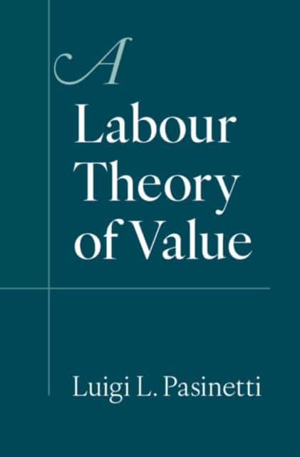 A Labour Theory of Value av Luigi L. Pasinetti