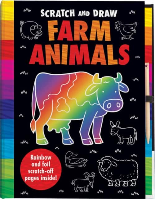 Scratch and Draw Farm Animals - Scratch Art Activity Book av Arthur Over
